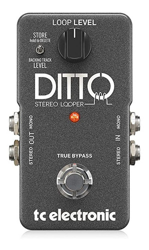 Pedal De Loop Tc Electronic Ditto Stereo Looper