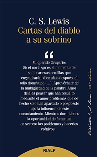 Cartas Del Diablo A Su Sobrino (26º Edicion) (bibilioteca C.