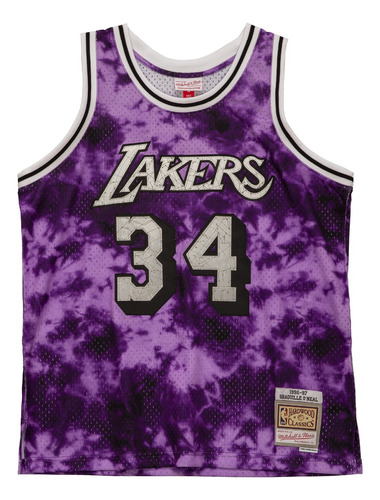 Mitchell And Ness Jersey Lakers Shaquille O Neal 96 C Galaxy