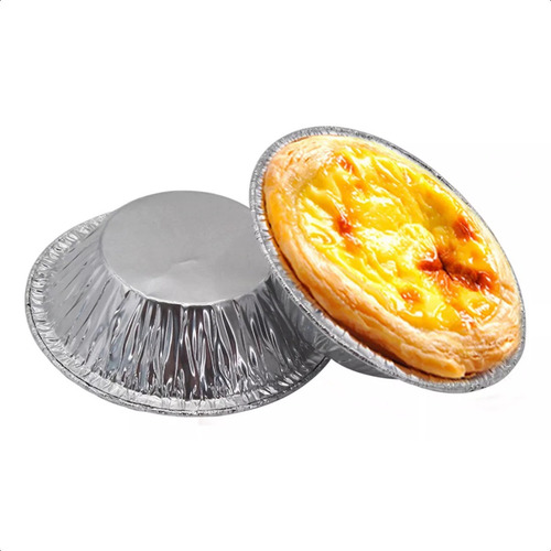 Molde De Aluminio Desechable P/pasteles, Muffin Frescos, 100