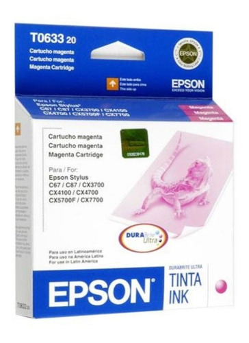 Cartucho Original Epson T 632 Magenta C 67 87 Cx 3700 41