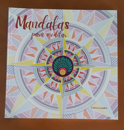 Libro Mandala Para Colorear, Motivo Meditar, 28 Dibujos
