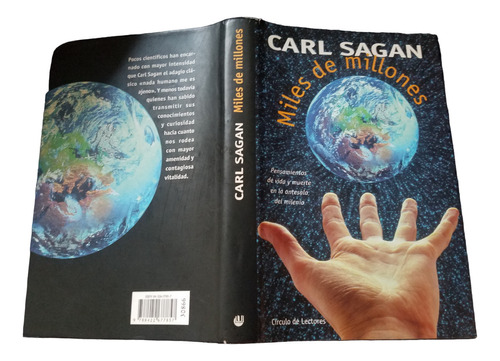 Miles De Millones Carl Sagan Tapa Dura Autor De Cosmos