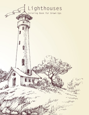 Libro Lighthouses Coloring Book For Grown-ups 1 - Snels, ...