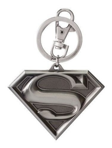 Dc Superman Logo Peltre Llavero