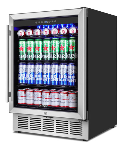 Orymuse Refrigerador Y Enfriador De Bebidas De 24 Pulgadas,