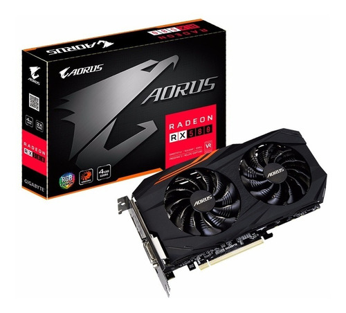 Placa Video Gigabyte Aorus Radeon Rx580 4gb Gddr5 Oc Mineria