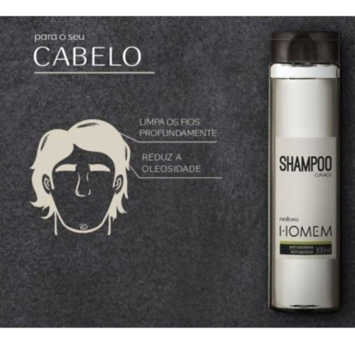 Shampoo Natura Homem 2 Em 1 Com Manteiga Murumuru D-pantenol