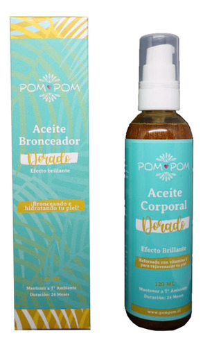 Aceite Bronceador Pompom 120 Ml Dorado