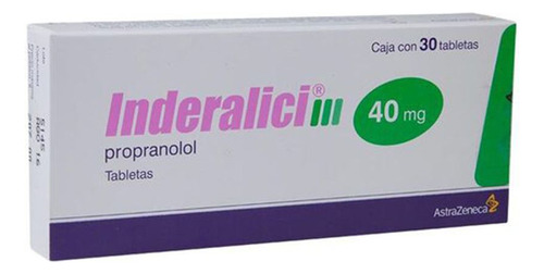Inderalici 40 Mg 30 Tabletas