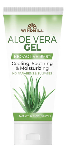 Gel Aloe Vera 170 Ml Refrescante Calmante Hidratante Fragancia Sin Fragancia