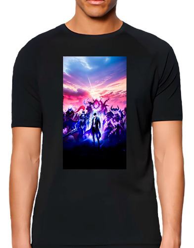 Remera Sung Jin Woo Personalizada Solo Leveling Unisex