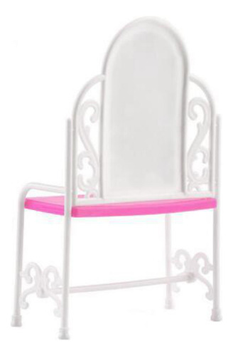 Juego De Taburetes De Tocador De Casa De Muñecas Para