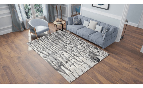 Outlet Alfombra Turca Beta 430 1.60x2.30 Pol Gris/plata