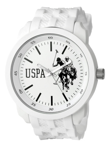 U.s. Polo Assn. Sport Usp Reloj Analógico De Cuarzo Blanco.