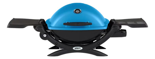 Parrilla a gas Weber Q1200 Q1200 de 1.039m x 62.5cm x 52.1cm color azul con 1 hornallas