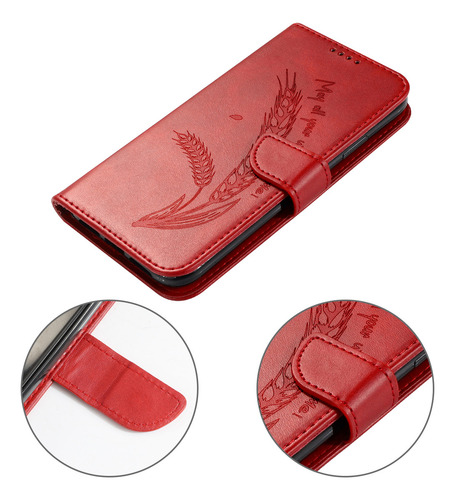 Funda De Piel Tipo Libro Para Oppo A12/ A5s/a12s Con Función Atril Magnética