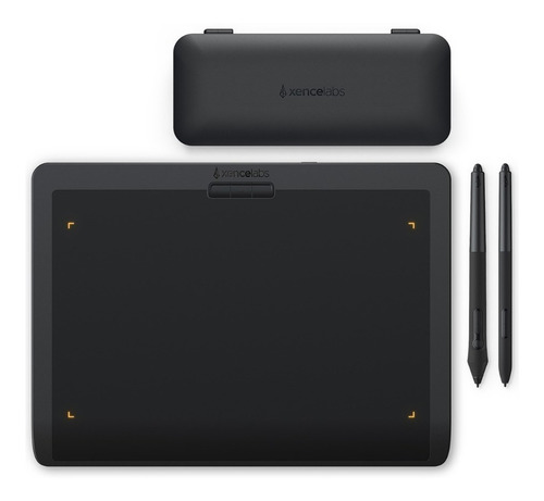 Tablet Grafica, Tableta De Dibujo Inalambrica Con 2 Lapices Color Negro