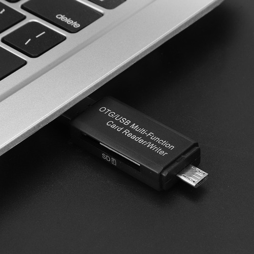 Gravador De Leitor De Cartão Multifuncional Otg Usb Para Mic