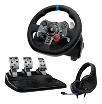 Comprar Volante Pedales Logitech G29 Playstation Driving Force Ps3 Ps4 Ps5 Pc Audifonos Dxt Gaming