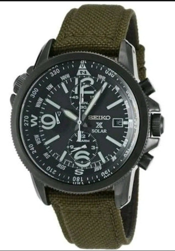 Seiko Prospex Solar Military Lona Verde Ssc295p1
