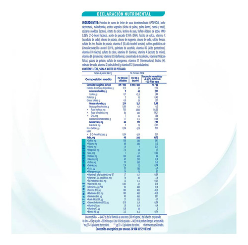 Fórmula Infantil Nan Optimal Pro Etapa 3, 1.6kg 2pz Sin Sabor