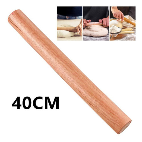 Herramienta de cocina enrollable de madera de 40 cm