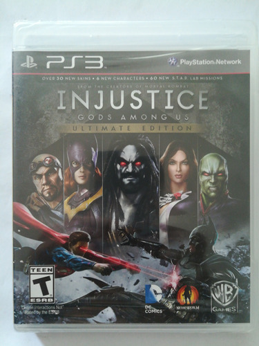 Injustice Gods Among Us Ultimate Edition Ps3 100% Nuevo