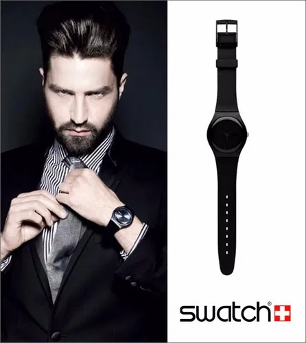 Reloj swatch black 2025 rebel
