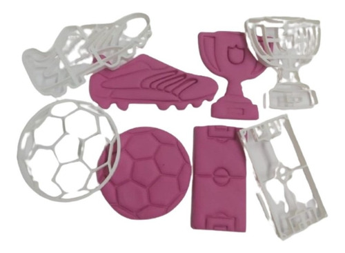 Kit Cortantes Galletitas Football X 4/ Lauacu