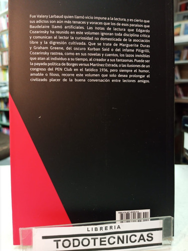Imagen 2 de 4 de El Vicio Impune Edgardo Cozarinsky -mn