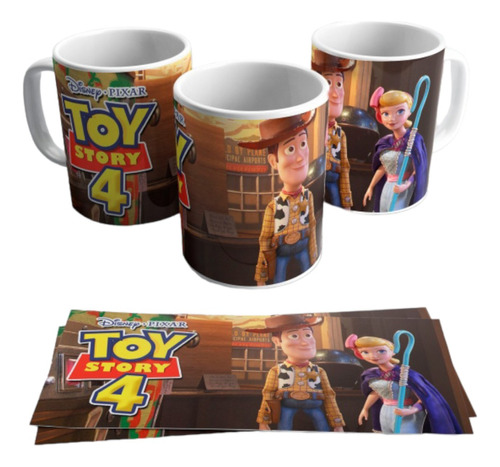 Taza Ceramica Toy Story 4 Calidad Importada Estampada Mod.05