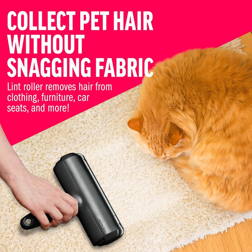 Removedor De Pelo De Mascotas Chom Chom Roller Negro Negro