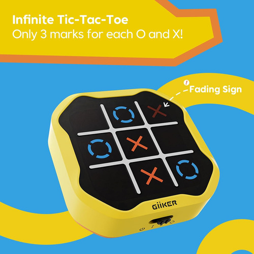 Giiker Tic Tac Toe Bolt Game, El Original Juego 3 En 1 De...