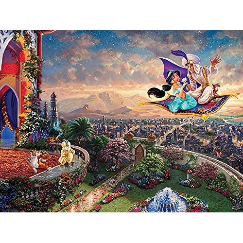 Thomas Kinkade The Disney Collection Aladdin Jigsaw Puz...