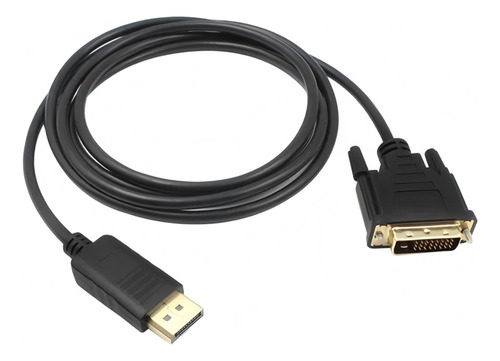 Cable Conector Macho Adaptador Dp A Dvi 1080p 1.8m Display