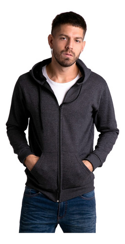 Pack X 2 Campera Friza Lisa Algodon Frisa Hombre