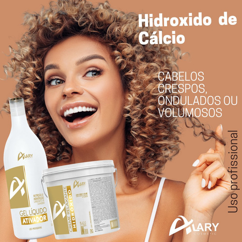 Liquido Ativador Do Creme Hidróxido De Cálcio Relaxante 1 L