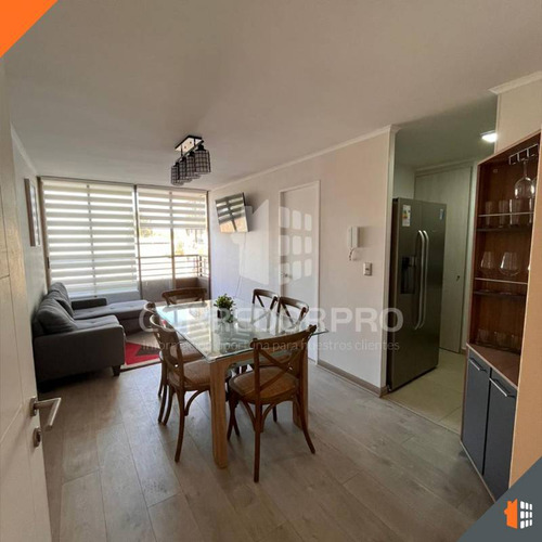 Depto De 2d+1b+terraza Y Estc. Cerca A Metro El Parrón