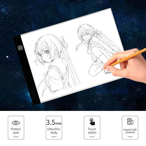 Tabla De Calcar Con Luz Ideal Dibujos Tatuajes Ilustraciones