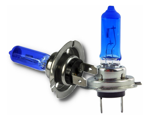 Imagem 4 de 4 de Par Lampada H7 55w 12v 4500k Super Branco H7 Halogena