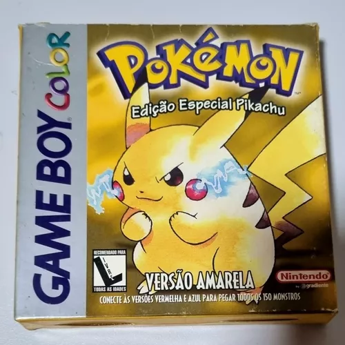 Pokemon Yellow Original - GBC - Sebo dos Games - 10 anos!