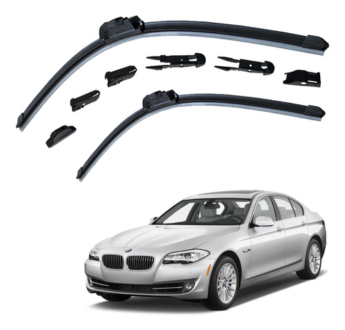 2 Plumas Limpiaparabrisas Reluvsa P/ Bmw 535i Xdrive 2012