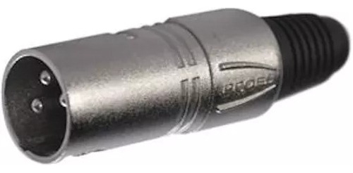 Conector Canon Xlr Macho Proel Xlr3mvpro Profesional