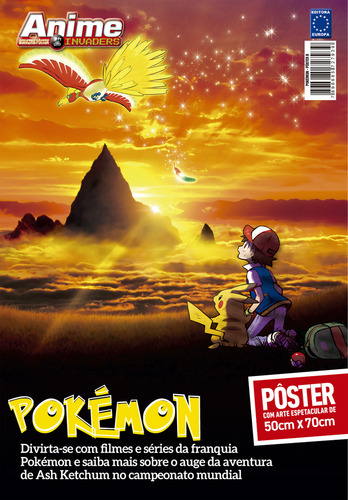 Superpôster Anime Invaders - Pokémon - Arte B - O Filme: E, De Editora Europa. Editorial Europa, Capa Mole,