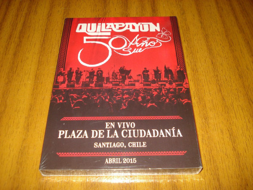 Dvd Quilapayun / 50 Años En Vivo Plaza De..(nuevo Y Sellado)