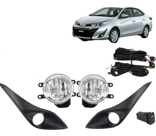 Kit Neblineros Para  Toyota Yaris Sedan Hatchback 2018 2020