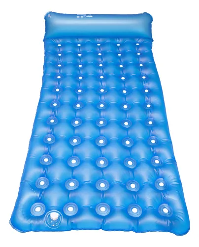 comprar Colchão D'água cor azul caixa de ovo Vazado anti-escaras até 130kg AquaSonus
