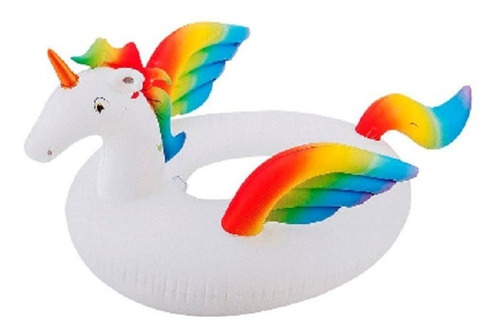 Inflable Flotador Unicornio Pileta Niños Playa Juegos 123 Cm