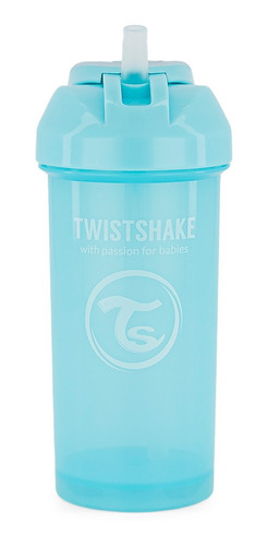 Vaso Straw Cup Twistshake 12oz Azul Past